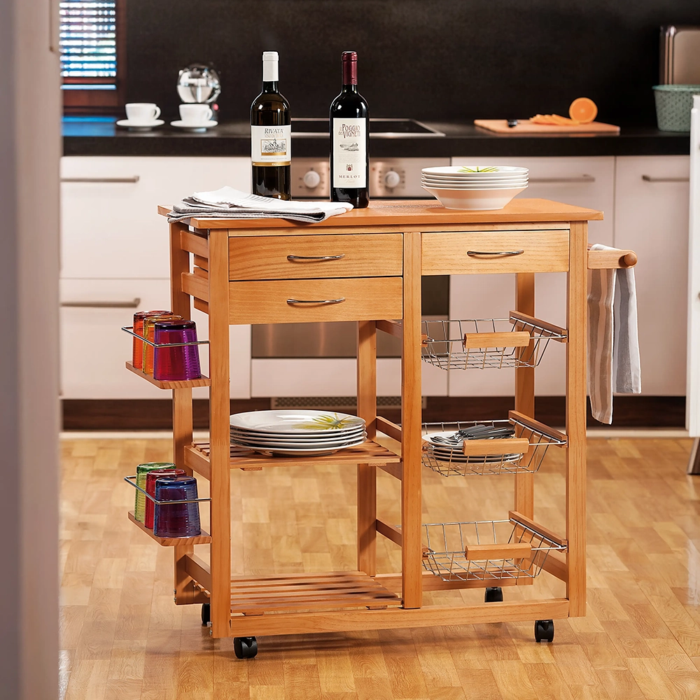 Complex background removal and path creation for wooden kitchen trolley