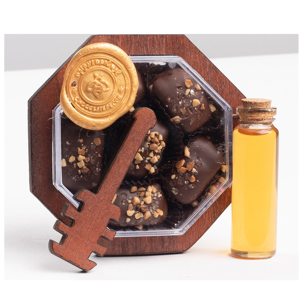 Gourmet chocolate box food photo retouching.